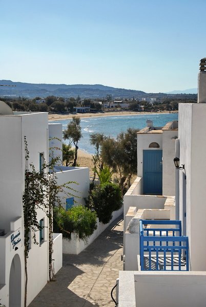 Antony Suites in Naxos Stadt, Santorini Terrasse