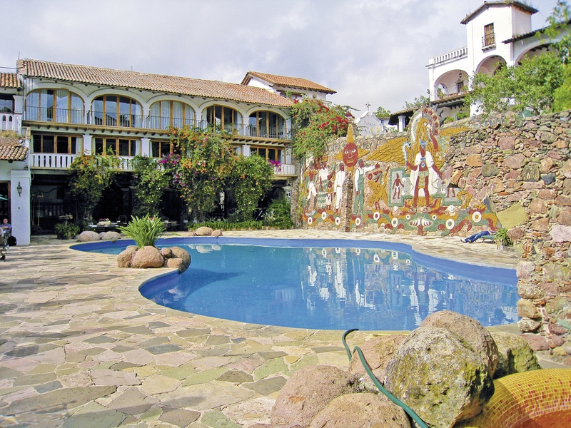 Posada de la Mision in Taxco, Mexiko-Stadt (Mexico) Außenaufnahme