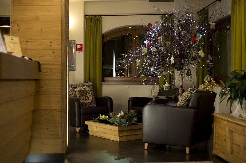 Hotel Vedig in Santa Caterina Valfurva, Mailand (Bergamo) Lounge/Empfang