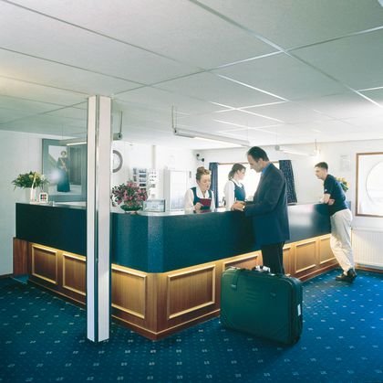 Botel in Amsterdam, Amsterdam (NL) Lounge/Empfang