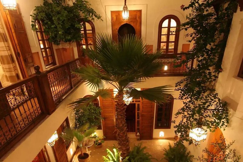 Riad Sable Chaud in Marrakesch, Marrakesch (Marokko) Lounge/Empfang