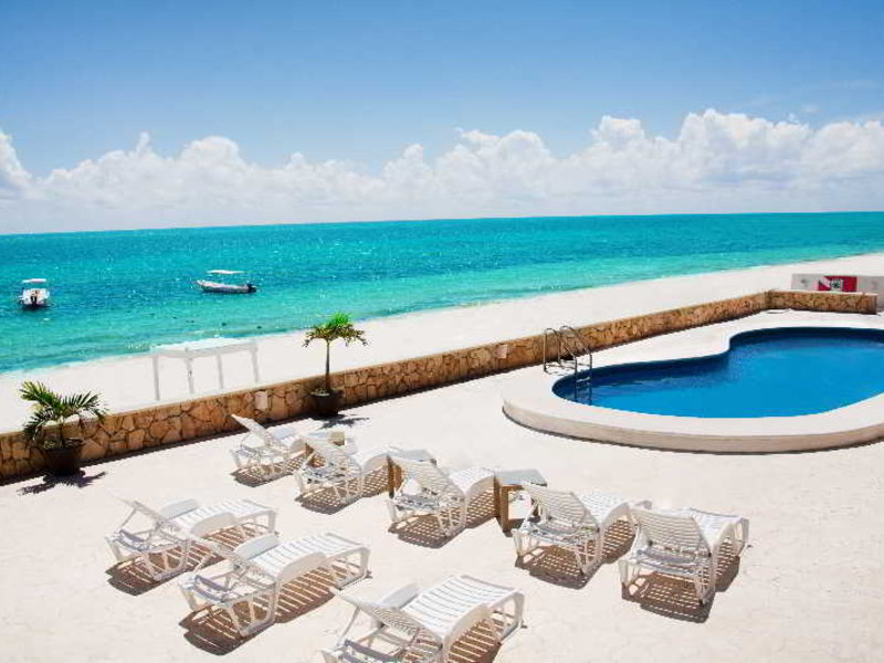 Hacienda Morelos in Puerto Morelos, Cancun Außenaufnahme