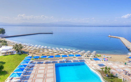 Palmariva Beach Hotel in Eretria, Athen Pool