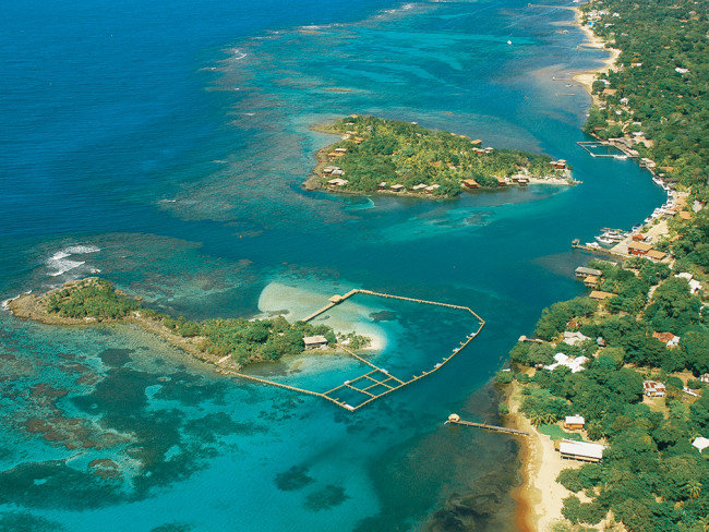 Anthony's Key Resort in Roatan, San Pedro Sula (Honduras) Landschaft