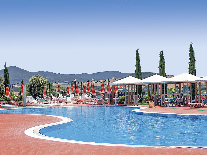 Hotel Fattoria Belvedere in Montecatini Val di Cecina, Florenz Pool