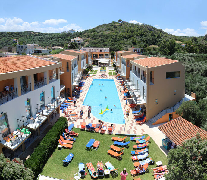 Sunrise Village Hotel in Platanias (Chania), Heraklion (Kreta) Pool