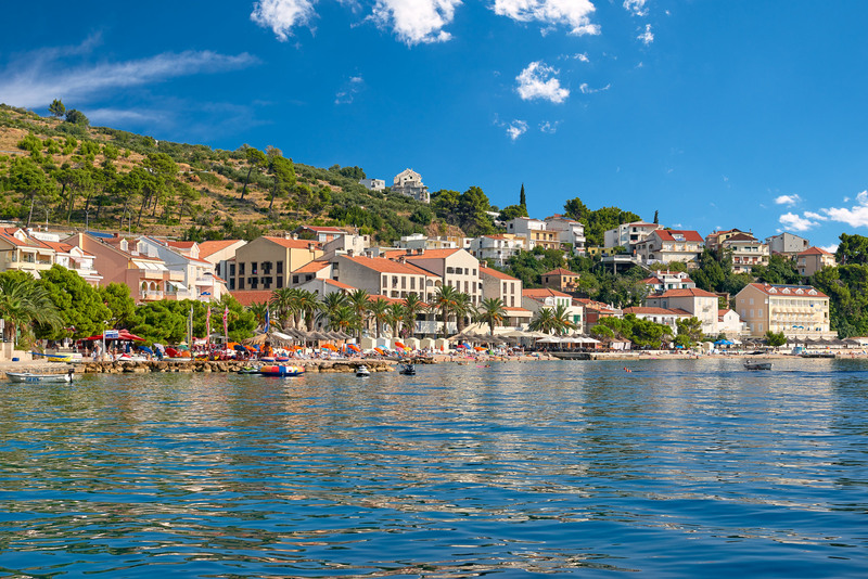 Podgorka in Podgora, Split (Kroatien) Strand