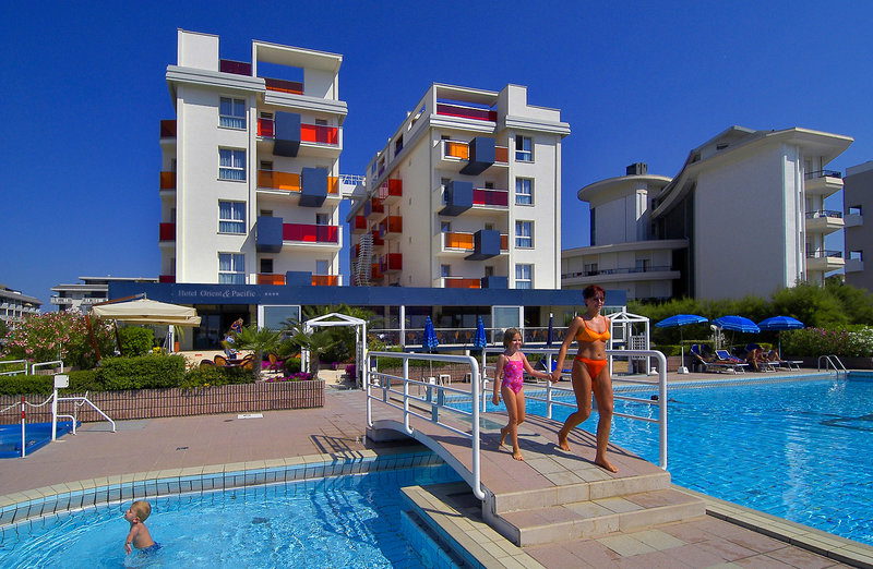 Hotel Orient & Pacific in Lido di Jesolo, Venedig Außenaufnahme