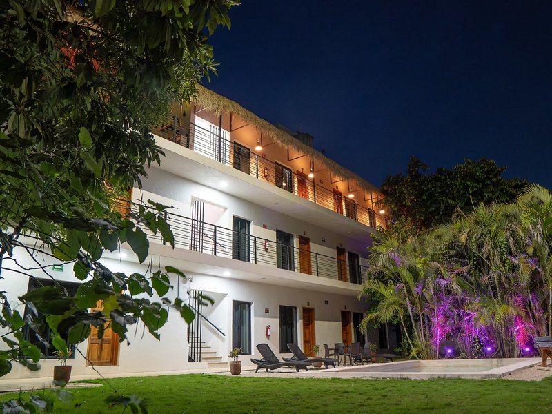 Hotel Makech in Bacalar, Cancun Außenaufnahme