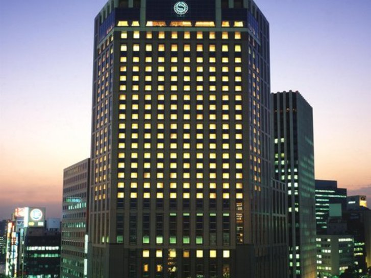 Yokohama Bay Sheraton Hotel und Towers in Yokohama, Tokyo (New Int.,Japan) Außenaufnahme