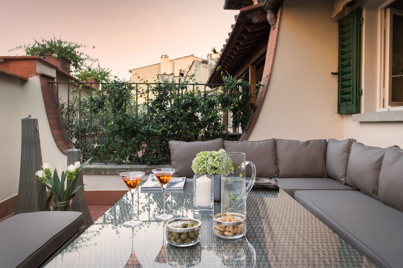 Tornabuoni Suites Collection in Florenz, Florenz Terrasse