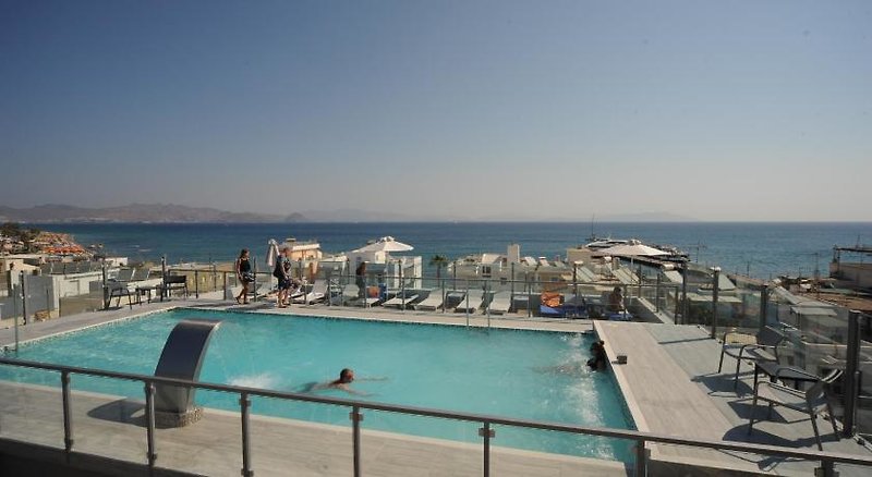 Astron Suites & Apartments in Kos-Stadt, Kos Terrasse