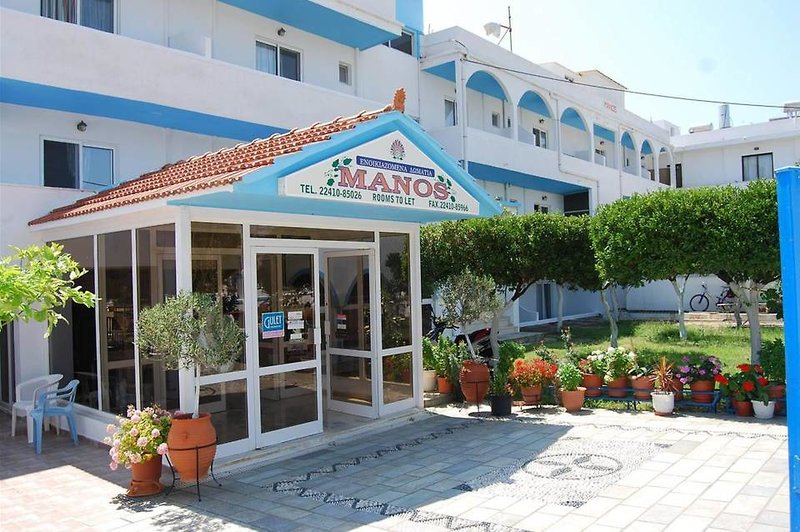 Pension Manos in Faliraki, Rhodos Außenaufnahme