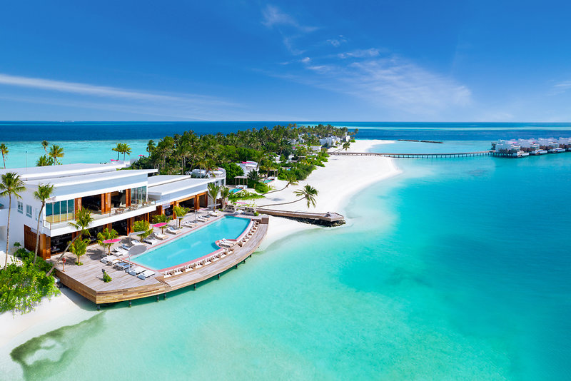 Jumeirah Olhahali Island in Nord Malé Atoll, Male (Malediven) Pool