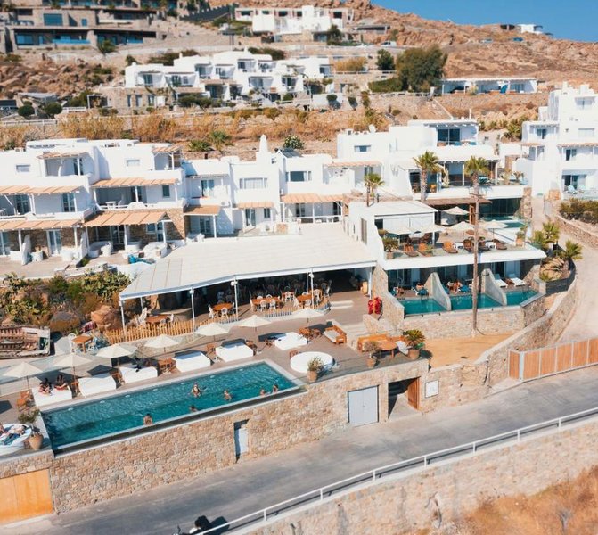 New Paradise Beach Resort in Paradise Beach, Mykonos Pool