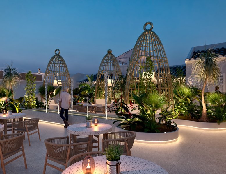 Nomada House by SH Hoteles in Dénia, Alicante Terrasse