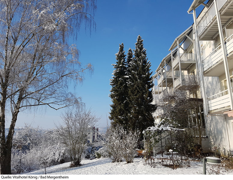 Vitalhotel König am Park in Bad Mergentheim, Landschaft
