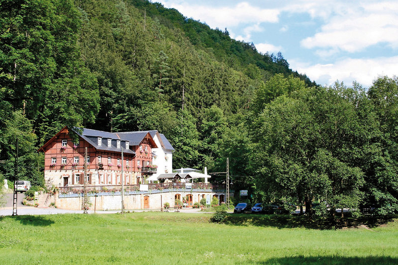 Forsthaus Hotel in Bad Schandau, Dresden (DE) Landschaft