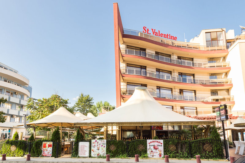 Hotel St Valentine in Sonnenstrand, Burgas Außenaufnahme