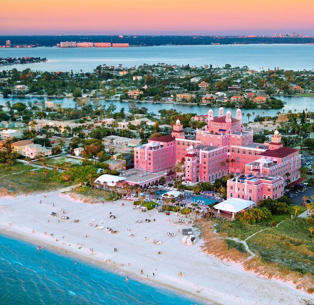 Loews Don CeSar Beach Resort in St. Pete Beach, Orlando, Florida Außenaufnahme