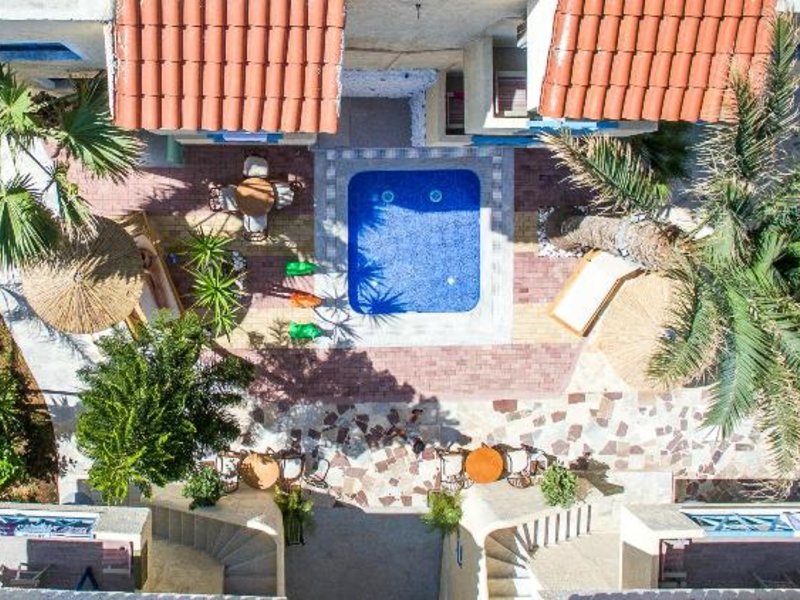 Galazio Beach Resort by Estia in Analipsi, Heraklion (Kreta) Terasse