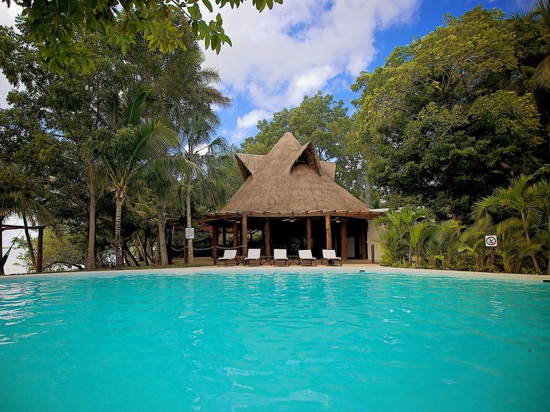 Rancho Encantado Eco Resort & Spa in Bacalar, Cancun Außenaufnahme