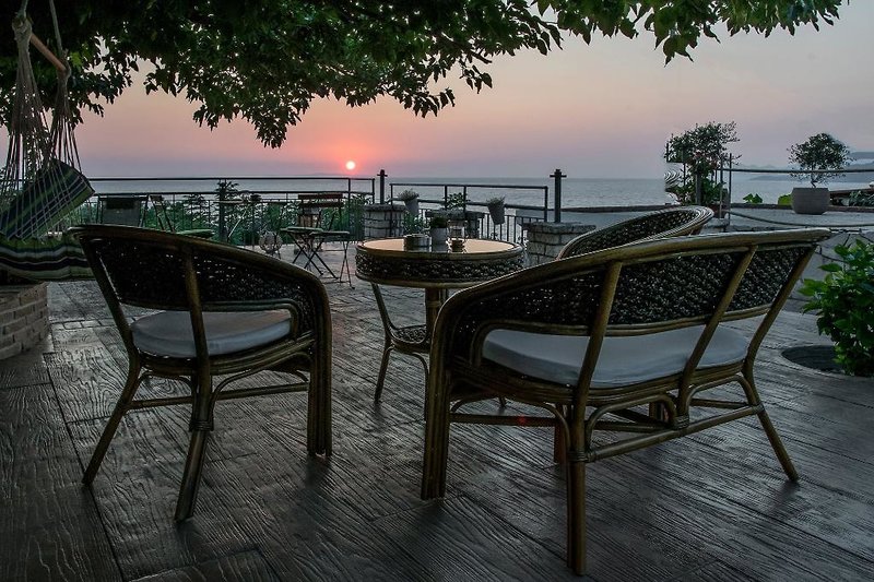 Agios Thomas Hotel in Preveza, Preveza (Epiros/Lefkas) Terrasse