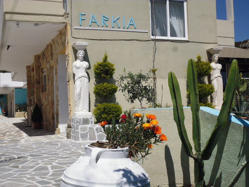 Farkia Exclusive Studios in Faliraki, Rhodos Terasse