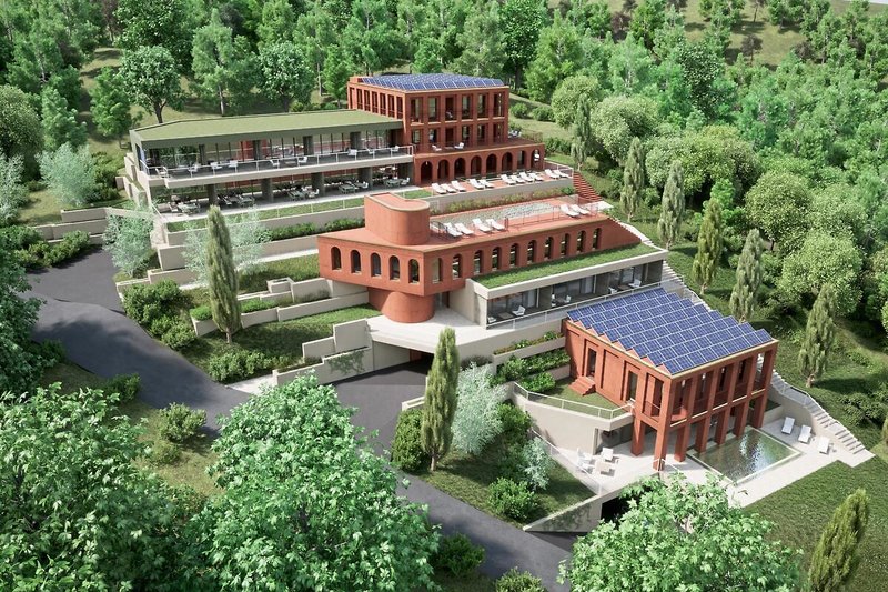 Luxury Hotel Avara Medveja in Lovran, Rijeka (Kroatien) Garten