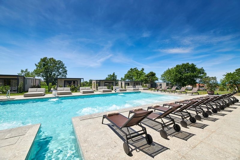 San Servolo Wellness Homes in Buje, Pula (Kroatien) Pool