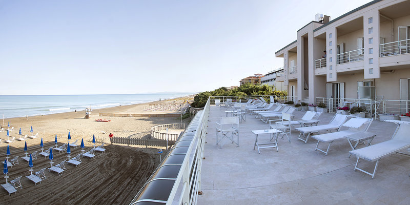 Hotel Alta La Vista in Marina di Castagneto, Pisa Strand