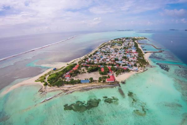 Arena Beach Hotel in Maafushi, Male (Malediven) Außenaufnahme