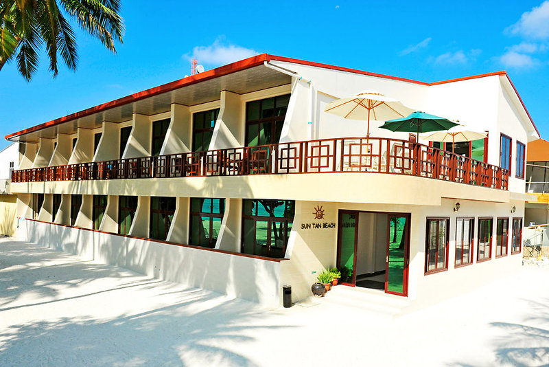 Sun Tan Beach in Maafushi, Male (Malediven) Außenaufnahme