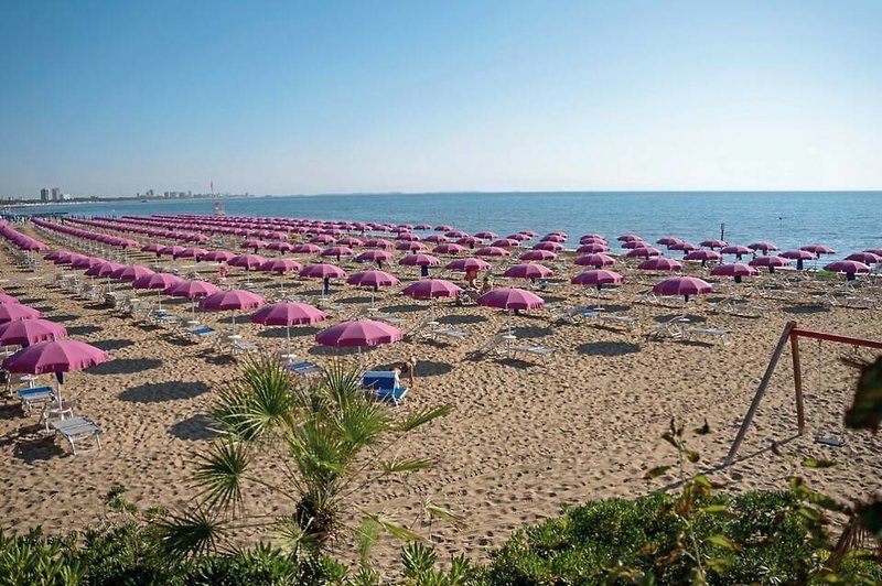 Camping Pino Mare in Lignano Sabbiadoro, Venedig Strand