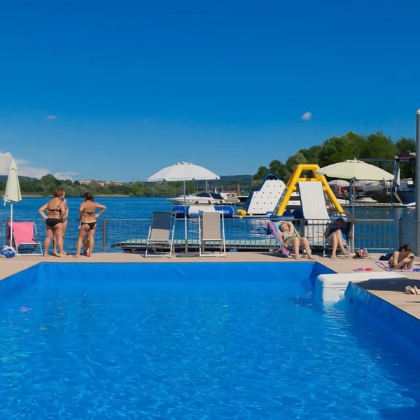 Camping Italia Lido in Castelletto sopra Ticino, Mailand (Malpensa) Pool
