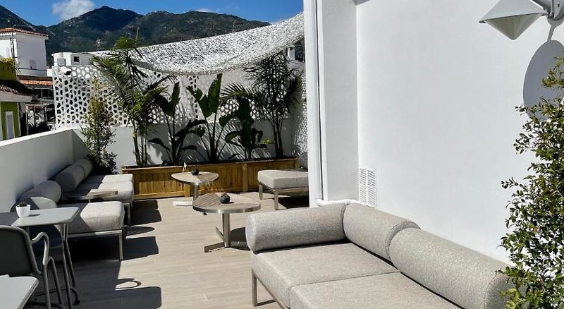 Hostal El Caprichito Marbella in Marbella, Malaga Terrasse