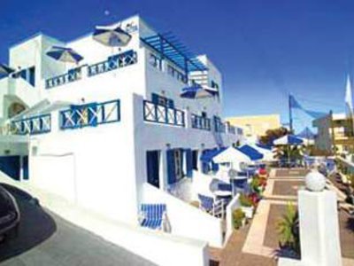 Margarita Hotel in Firostefani, Santorini Außenaufnahme