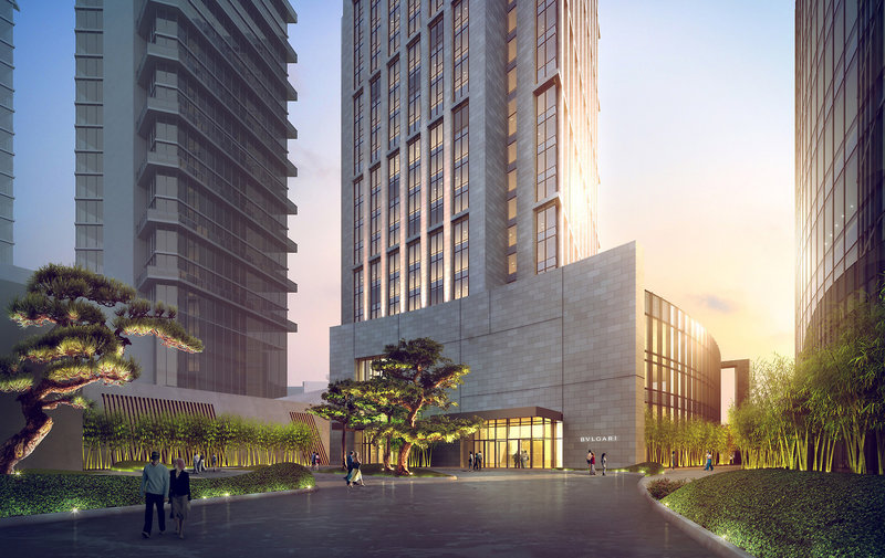 Bulgari Hotel Beijing in Peking, Peking-Beijing (China) Außenaufnahme