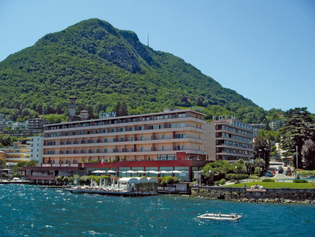 Grand Hotel Eden in Lugano, Lugano (CH) Außenaufnahme