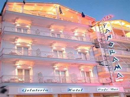Panorama in Paralia, Thessaloniki (Chalkidiki) Außenaufnahme