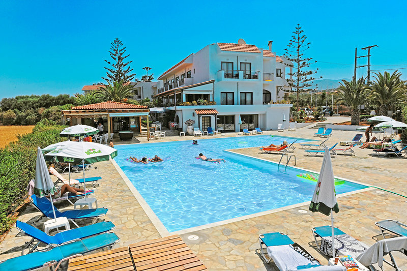 Oasis Beach Hotel in Anissaras, Heraklion (Kreta) Außenaufnahme