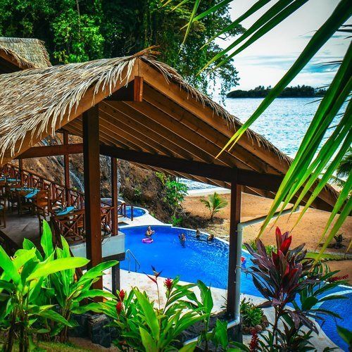 Red Frog Beach Island Resort in Bocas del Toro, Panama City (Panama) Terasse