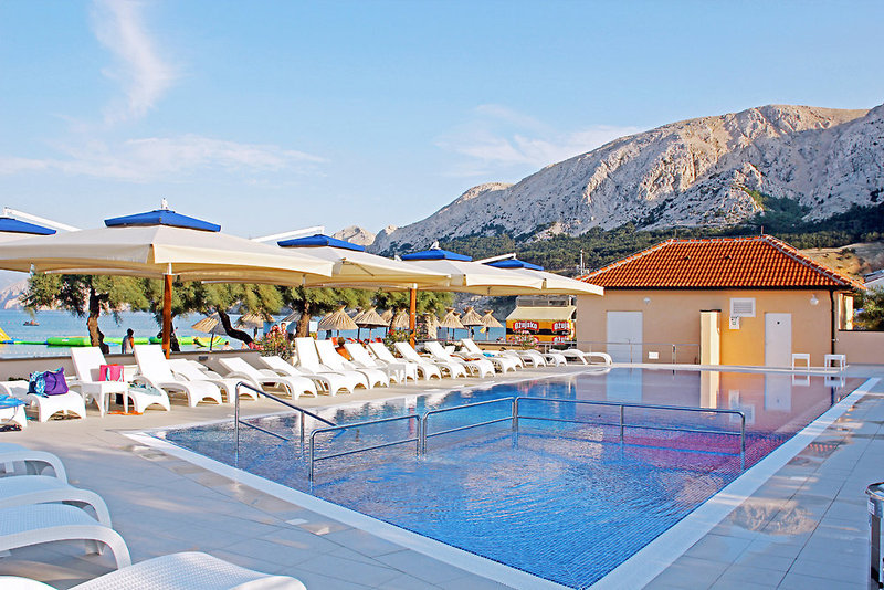 Tamaris in Baska, Rijeka (Kroatien) Pool