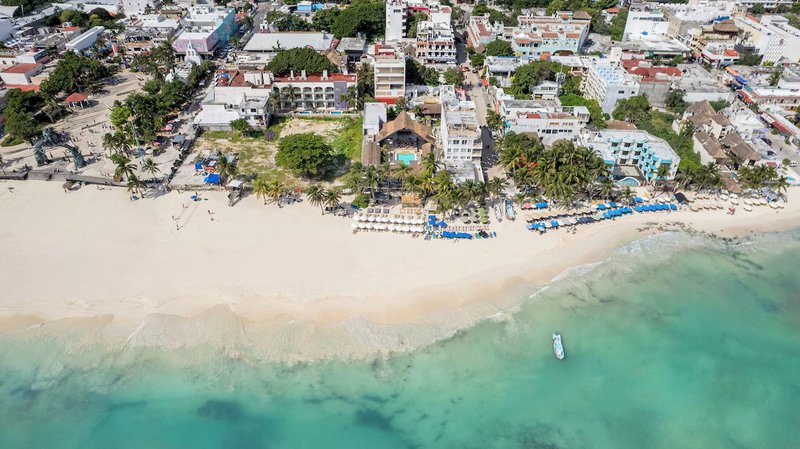 Areia Beach Front Hotel in Playa del Carmen, Cancun Strand
