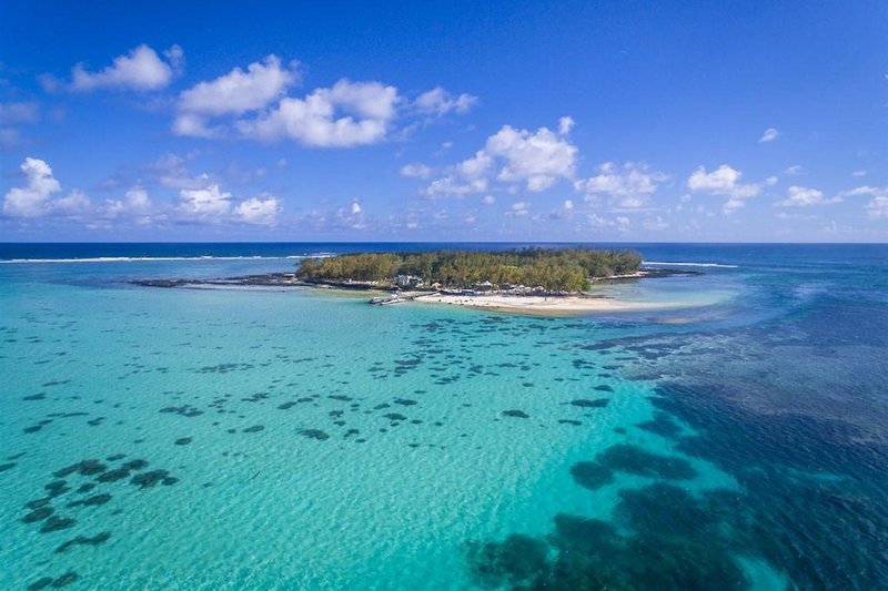 Ile Des Deux Cocos in Blue Bay, Port Louis, Mauritius Landschaft