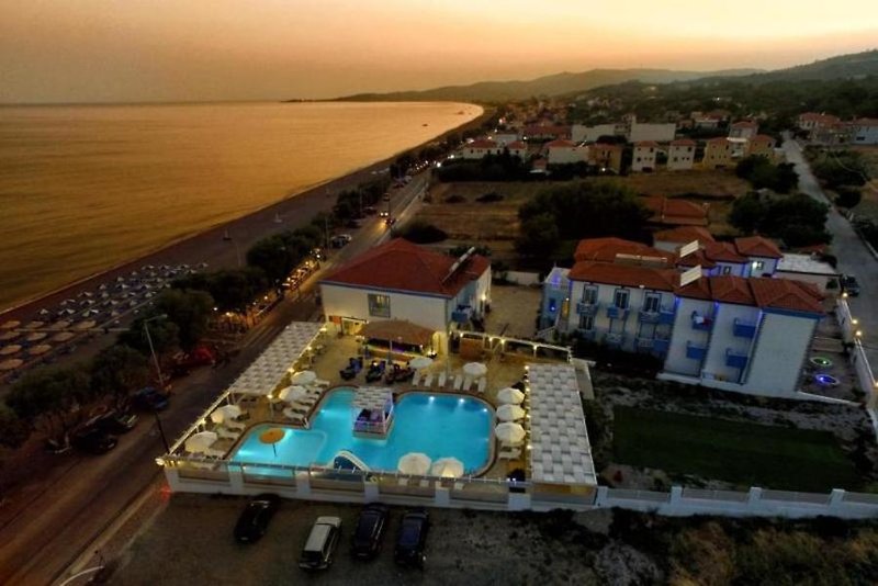 Aphrodite Beach Hotel in Vatera, Mytilene (Lesbos) Strand