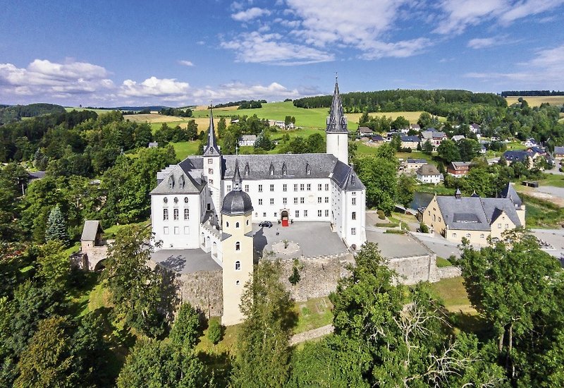 Schloss Purschenstein in Neuhausen/Erzgebirge, Außenaufnahme