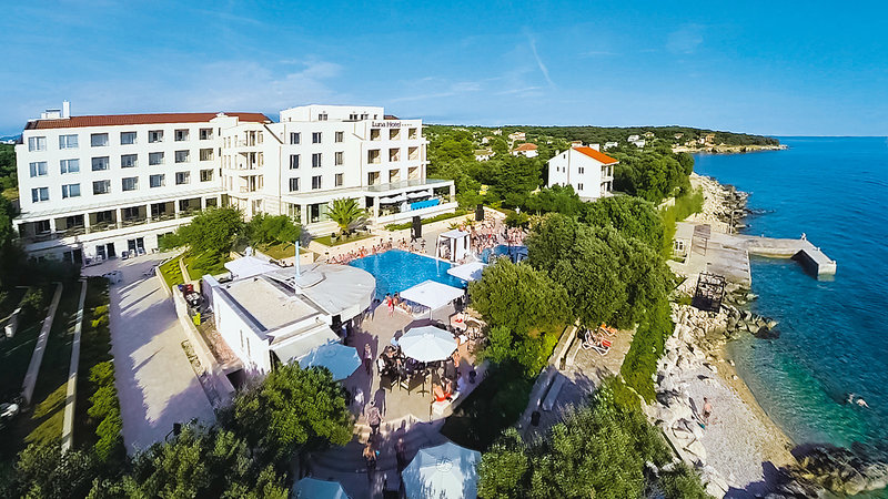 La Luna Hotel in Lun, Zadar (Kroatien) Außenaufnahme