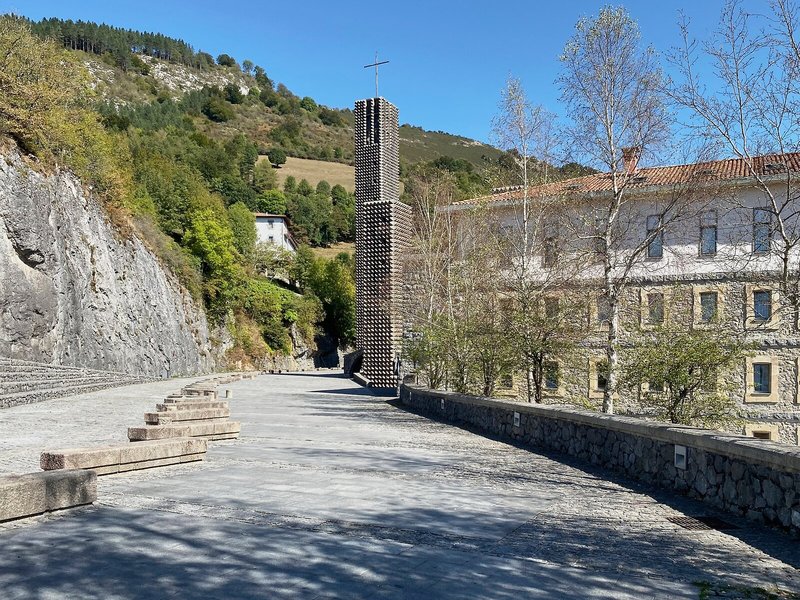 Santuario de Arantzazu in Oñati, Bilbao Außenaufnahme