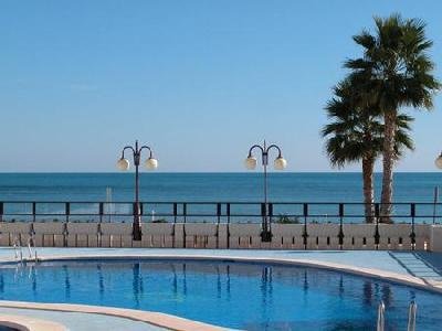Topacio Apartamentos in Calp, Alicante Pool